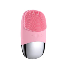 Mini Silicone Electric Face Cleansing Brush Electric Facial Cleanser Facial Cleansing Brush Skin Massager Skin Care Tools DC-Funny Candle Co