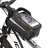Waterproof Mountain Bike Top Tube Bag Cycling Saddle Bicycle Front Pipe Touch Screen Phone Pouch global warehouse