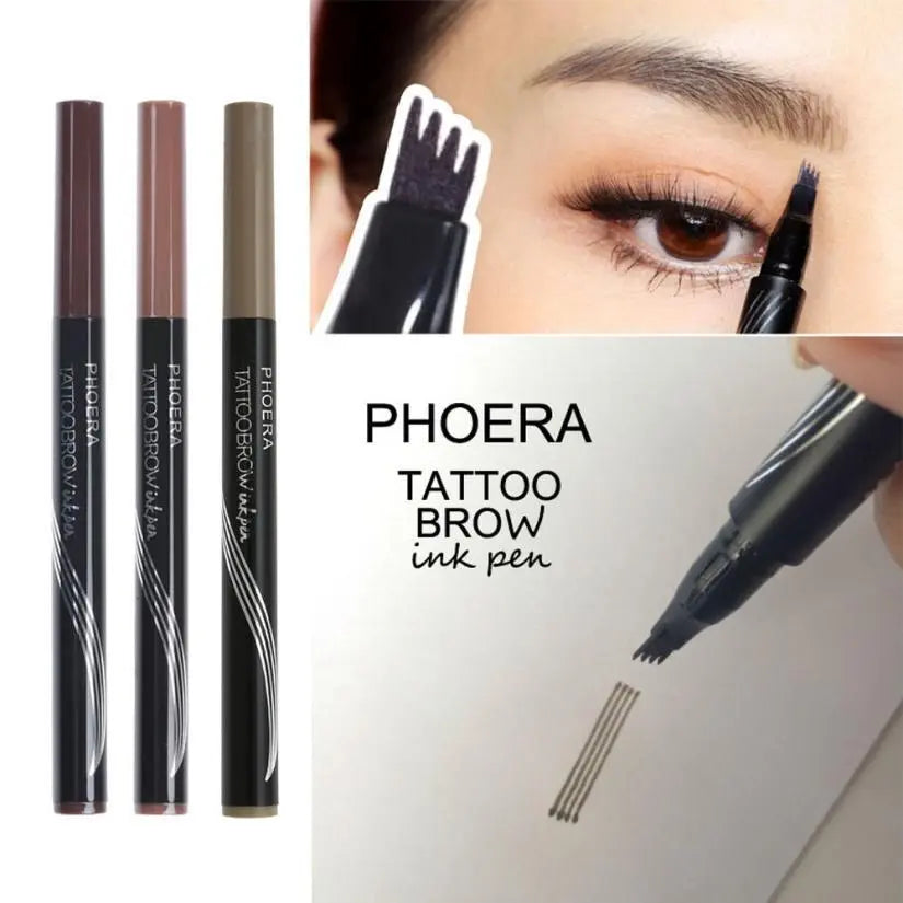 New Long Lasting Ultra-Fine Four-Comb Eyebrow Pencil The Hippie Vibe Shop