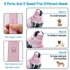 2 In 1 Pet Nail Clippers With Led Light Dog Cat Special Blood Line Scissors Multifunction Animals Paw Nail Trimmer Pet Supplies The Hippie Vibe Shop