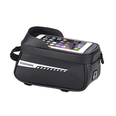 Waterproof Mountain Bike Top Tube Bag Cycling Saddle Bicycle Front Pipe Touch Screen Phone Pouch global warehouse