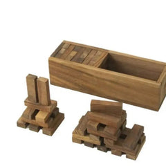 Wooden Building Blocks - Fun Toys For Family Games, Board Games, Parties And Family Reunions DC-Funny Candle Co