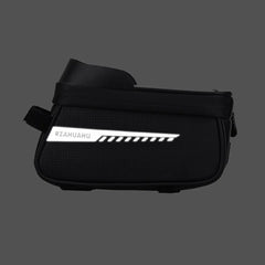 Waterproof Mountain Bike Top Tube Bag Cycling Saddle Bicycle Front Pipe Touch Screen Phone Pouch global warehouse