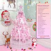 Enchanted Blush Christmas Tree - Dreamy Artificial Holiday Tree For Whimsical Home Decor & Gift Ideas DC-Funny Candle Co