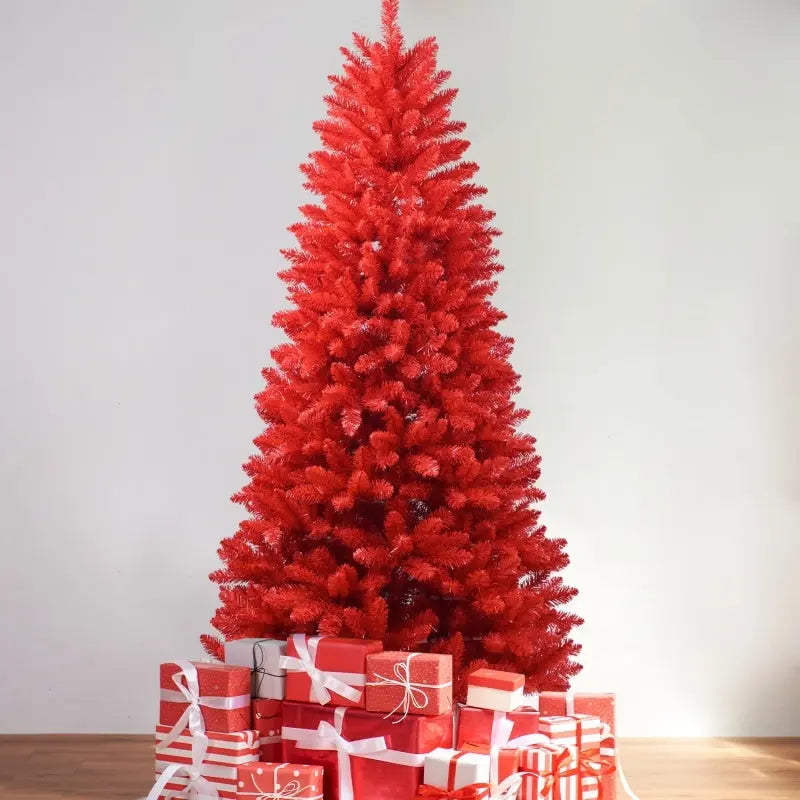 PVC Christmas Tree, Christmas Decorations, Red global warehouse