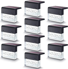 Waterproof New RGB LED Solar Light Step Fence Light The Hippie Vibe Shop