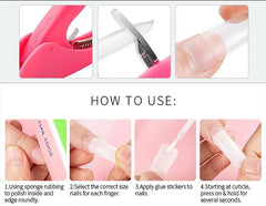 500 French nails The Hippie Vibe Shop