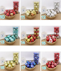 Christmas ball, bright ball, 6cm24, Christmas decorations, Christmas tree, Christmas tree decoration global warehouse