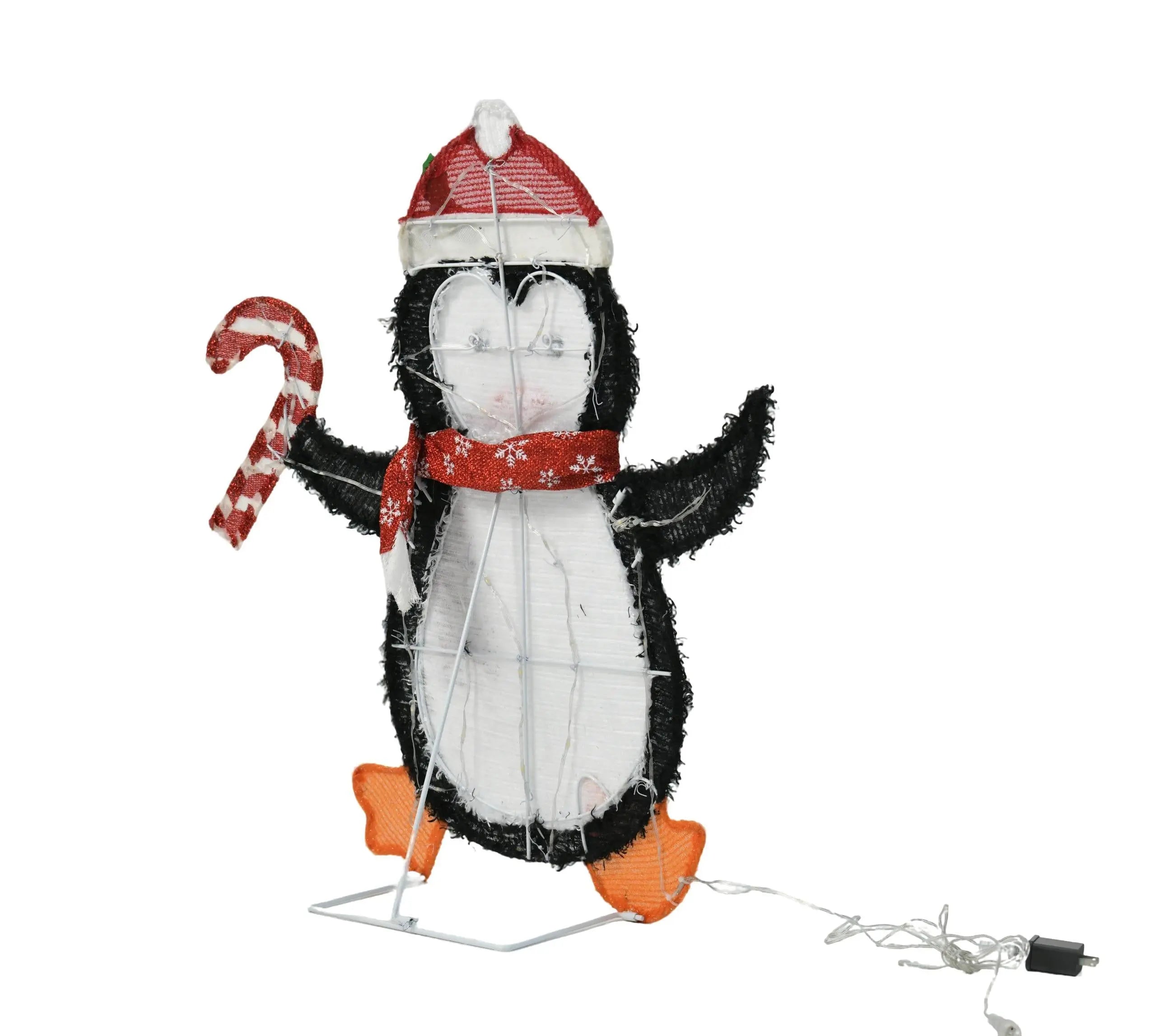 Heart-Shaped Penguin Lights - Festive Ambiance Lights For Christmas Parties And Holiday Home Decor DC-Funny Candle Co