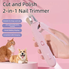 2 In 1 Pet Nail Clippers With Led Light Dog Cat Special Blood Line Scissors Multifunction Animals Paw Nail Trimmer Pet Supplies The Hippie Vibe Shop