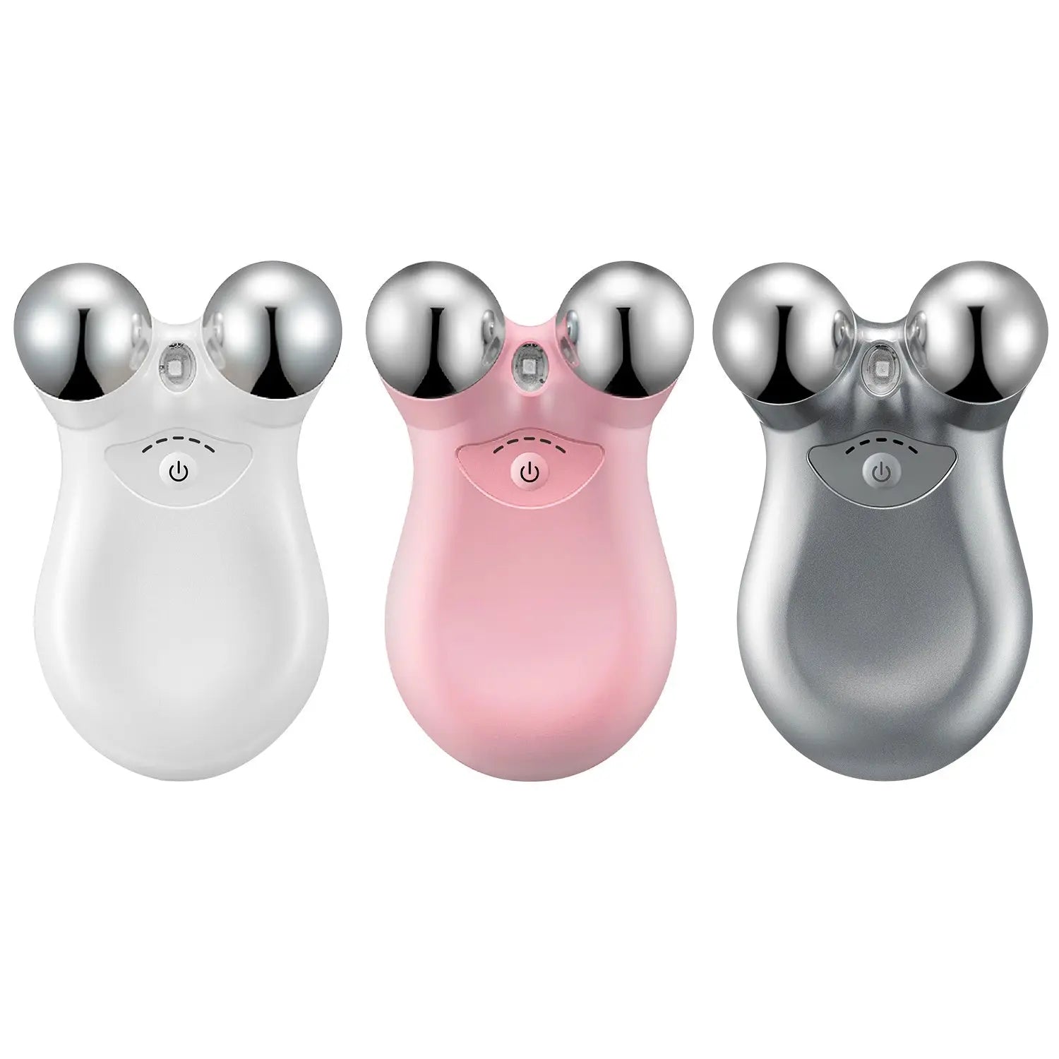 1Pc Micro-current Face Massager Rechargeable Face Neck Roller Intelligent Facial Massager With 5 Gears For Skin Tightening Skin Lifting Wrinkle Reducing DC-Funny Candle Co