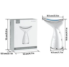 Face Tightening Device, Firm And Tightens Sagging Skin Face Neck Massager, Beauty Facial Massager For Women And Men - White DC-Funny Candle Co