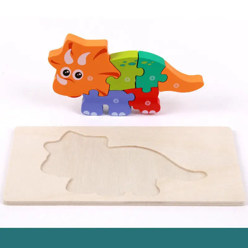 Montessori toys | Children's Educational Toys Wooden Three-dimensional DC-Funny Candle Co