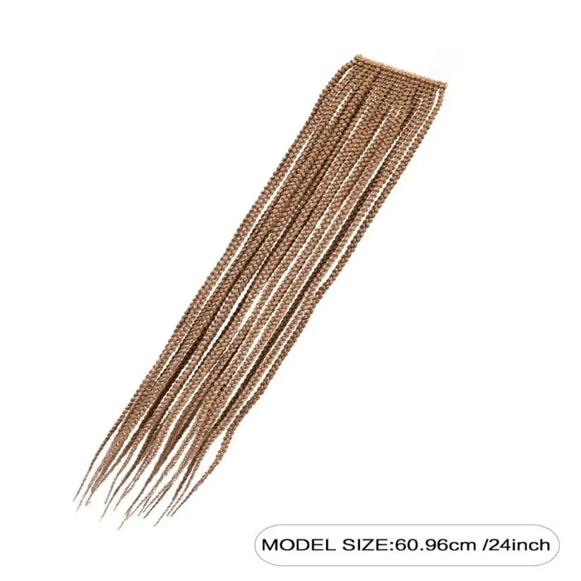 3S THREE STRAND Crochet Hair Extensions Soft Synthetic Braiding Hair-Only Self Pickup DC-Funny Candle Co