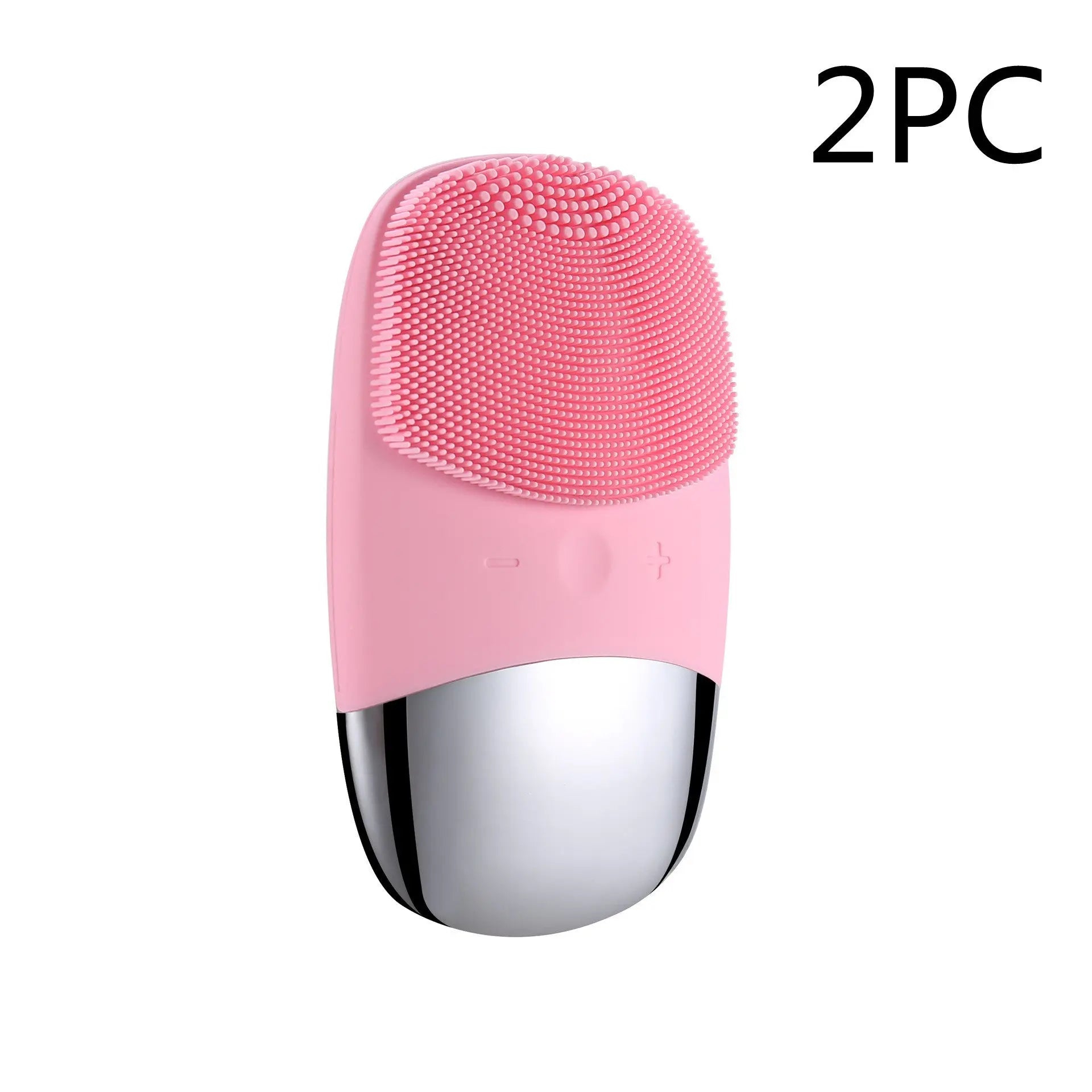 Mini Silicone Electric Face Cleansing Brush Electric Facial Cleanser Facial Cleansing Brush Skin Massager Skin Care Tools DC-Funny Candle Co