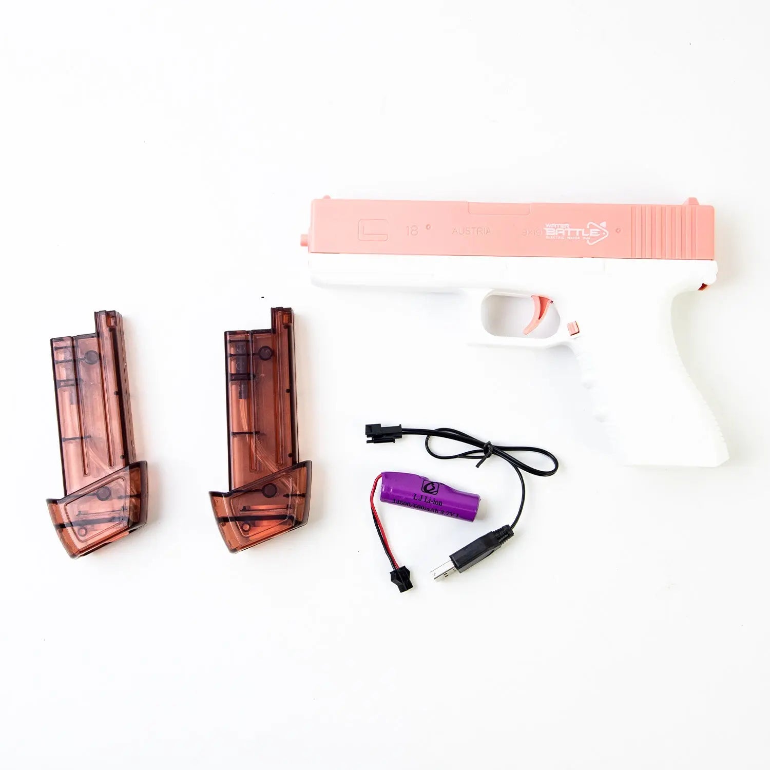 Space Water Gun Electric Automatic Water Absorption Water Fights Toy Outdoor Beach Swimming Pool Bath Toys For Children Kid Gift DC-Funny Candle Co