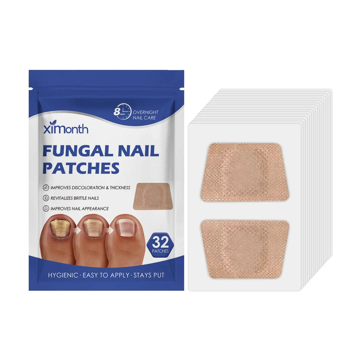 Ximonth Nail Care Patches Gently Repair Nails For Easy Daily Cleaning With Simple Care Patches DC-Funny Candle Co