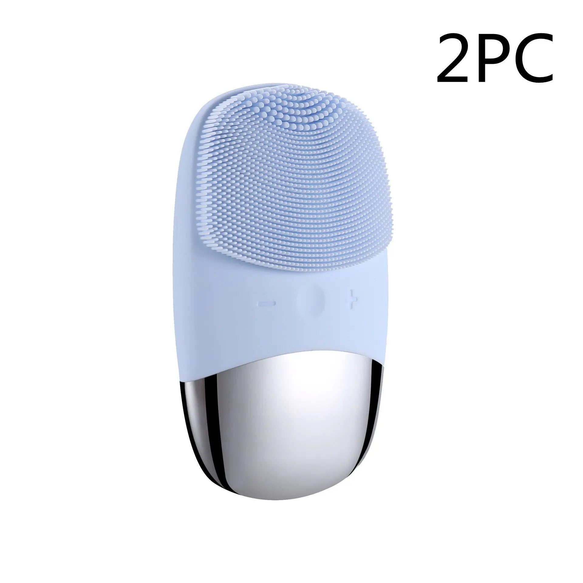 Mini Silicone Electric Face Cleansing Brush Electric Facial Cleanser Facial Cleansing Brush Skin Massager Skin Care Tools DC-Funny Candle Co