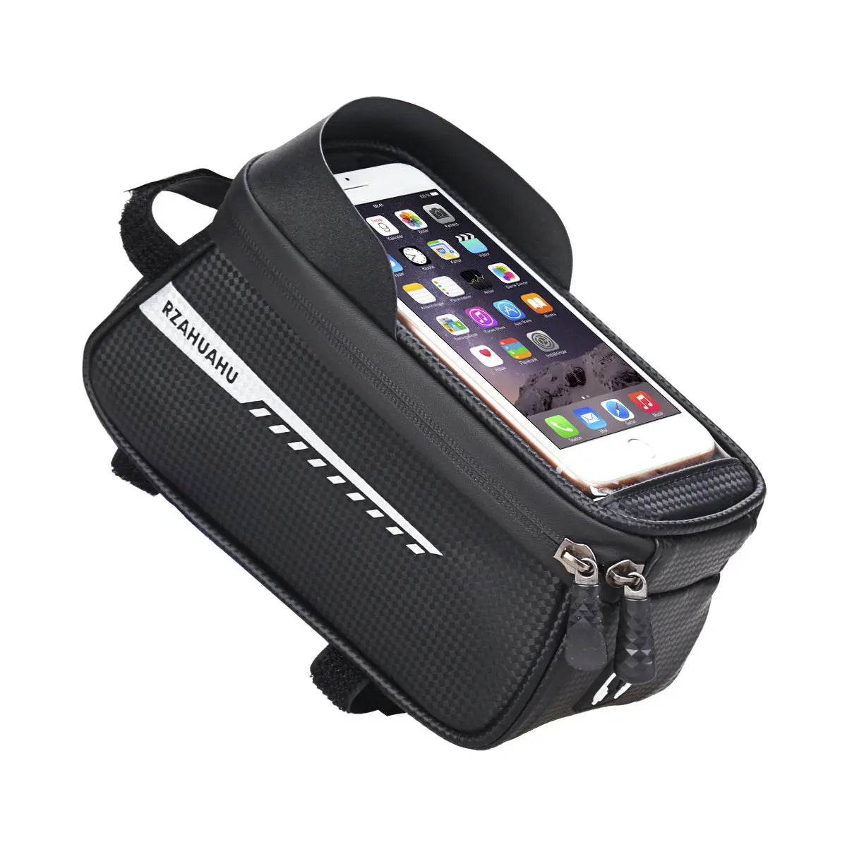 Waterproof Mountain Bike Top Tube Bag Cycling Saddle Bicycle Front Pipe Touch Screen Phone Pouch global warehouse