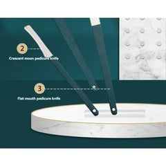 12-Piece Stainless Steel Nail Care Kit DC-Funny Candle Co