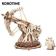 Robotime ROKR Siege Heavy Ballista 3D Wooden Puzzle War Game DC-Funny Candle Co
