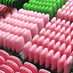 Mini Silicone Electric Face Cleansing Brush Electric Facial Cleanser Facial Cleansing Brush Skin Massager Skin Care Tools DC-Funny Candle Co