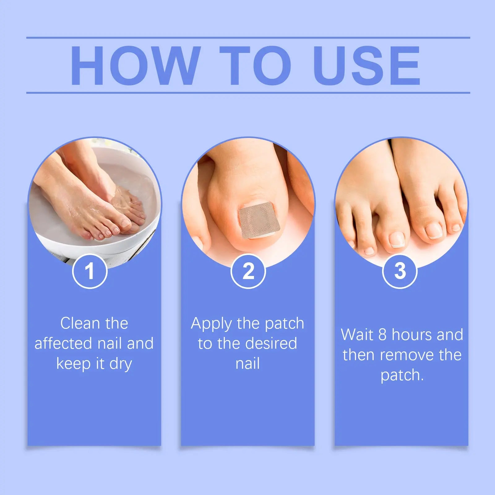 Ximonth Nail Care Patches Gently Repair Nails For Easy Daily Cleaning With Simple Care Patches DC-Funny Candle Co