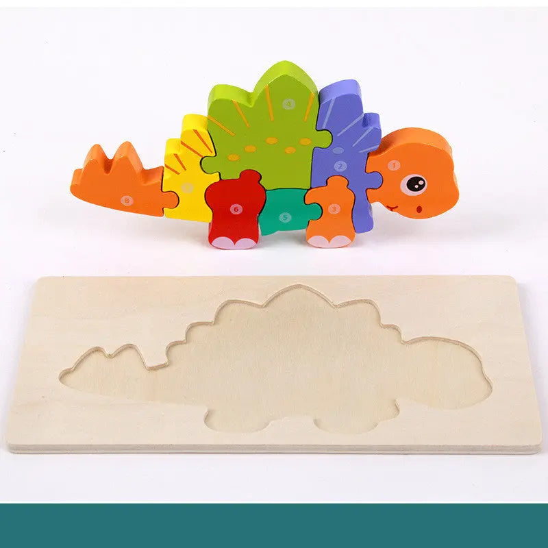 Montessori toys | Children's Educational Toys Wooden Three-dimensional DC-Funny Candle Co