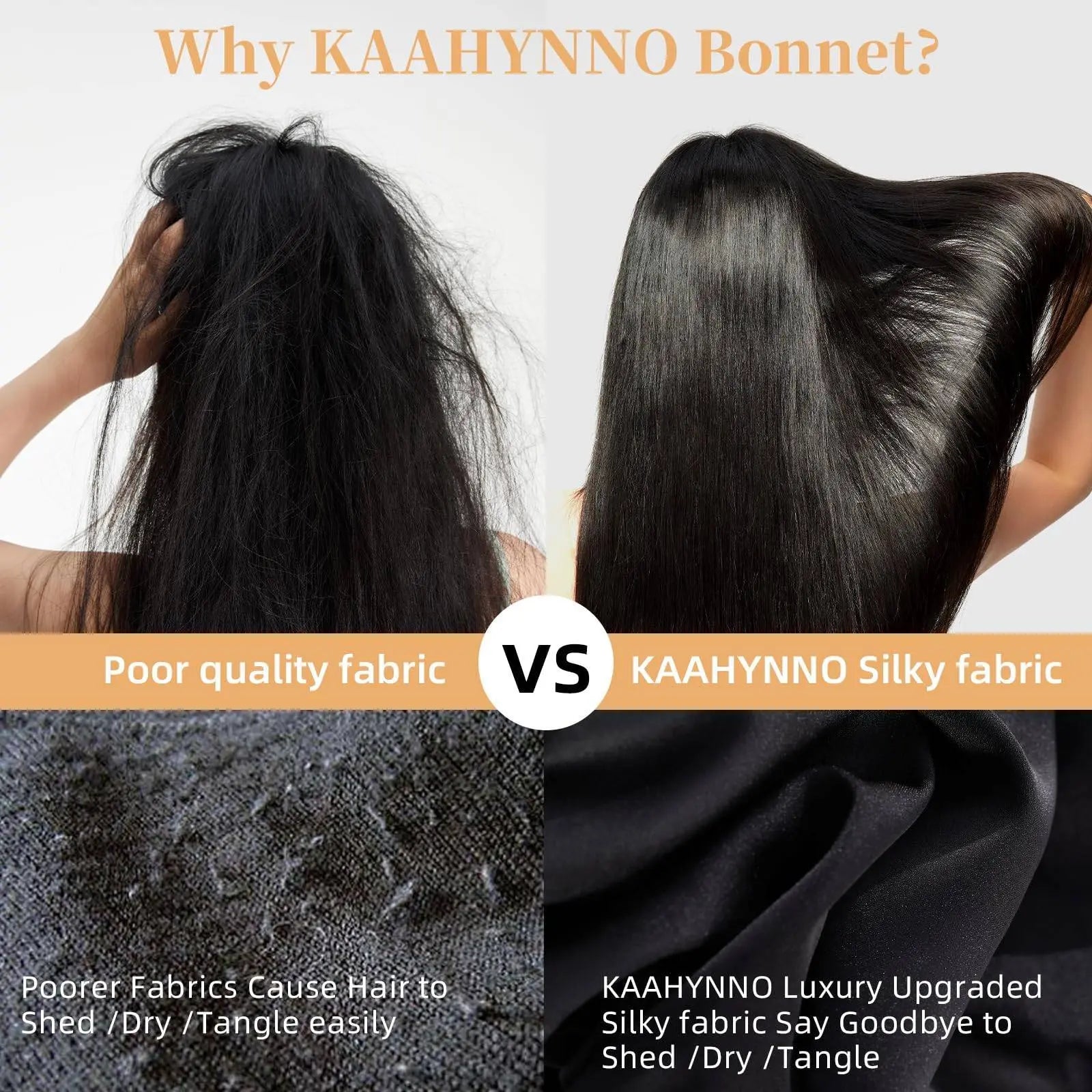 Silk Bonnet, Satin Hair Bonnet For Sleeping For Wavy Curly Natural Hair DC-Funny Candle Co