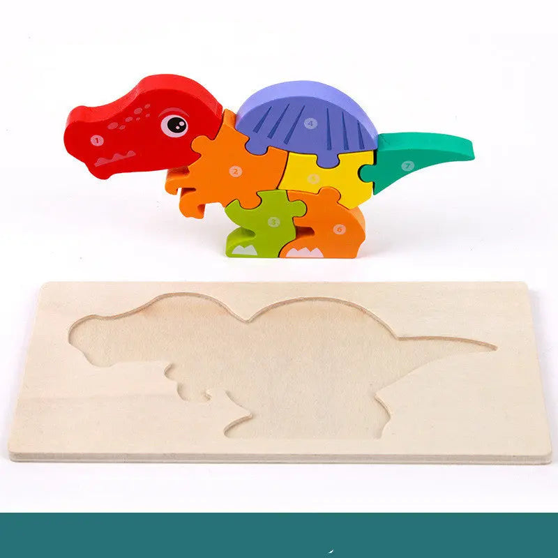 Montessori toys | Children's Educational Toys Wooden Three-dimensional DC-Funny Candle Co